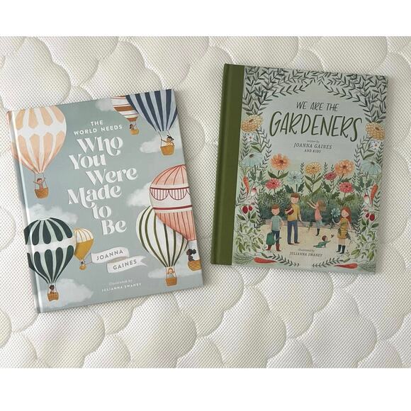 Joanna Gaines Book Set – We Are the Gardeners & Who You Were Meant to - Picture 1 of 4